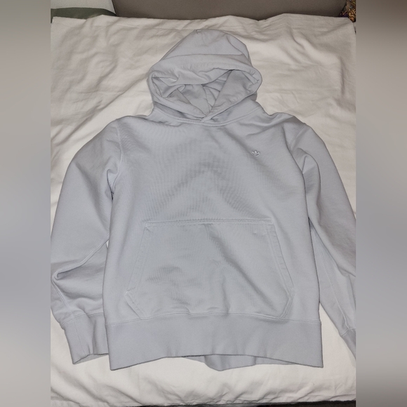 Adidas Light Blue Hoodie* - Picture 1 of 3